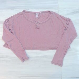 Urban Outfitters Out from Under Thermal Long Sleeve Crop Top